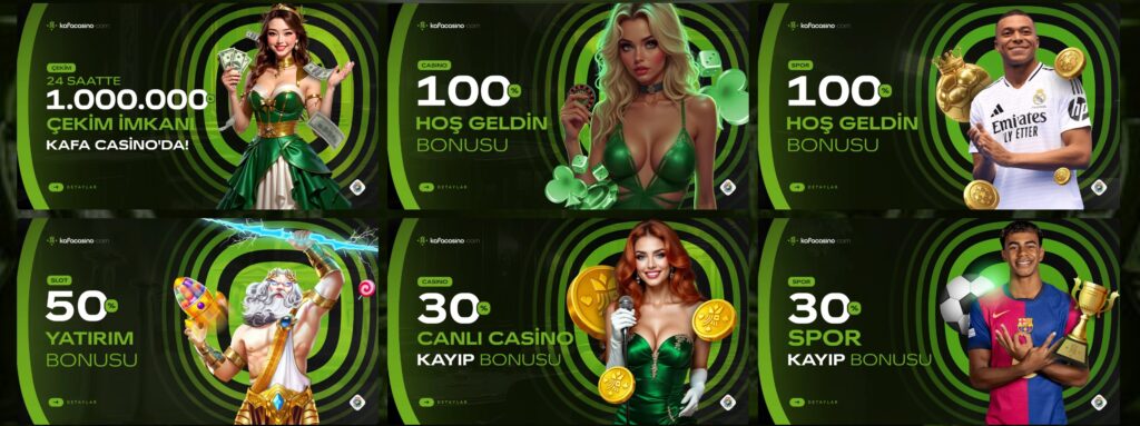 kafacasino bonusları